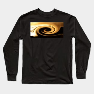 Nature's Illusions- Golden Swirls Long Sleeve T-Shirt